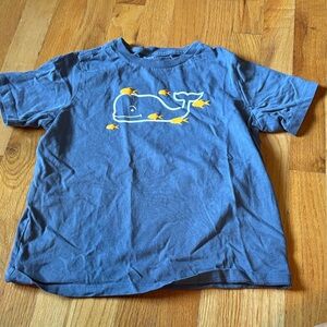 Vineyard Vines Blue Kids T-Shirt with Whale and Fish Graphic, 7